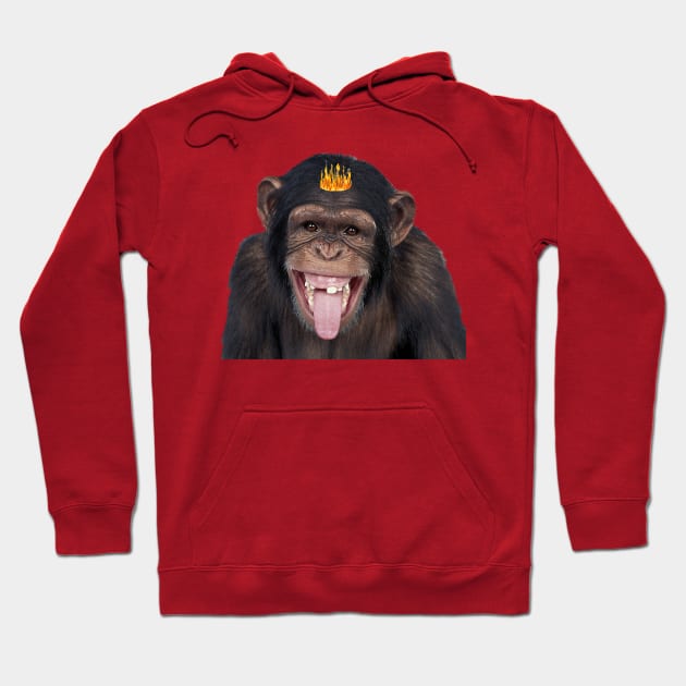 Funny monkey Hoodie by MIXOshop